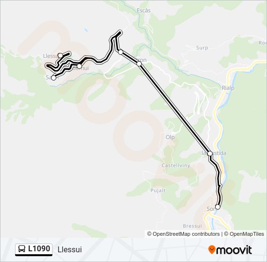 Mapa de L1090 de 