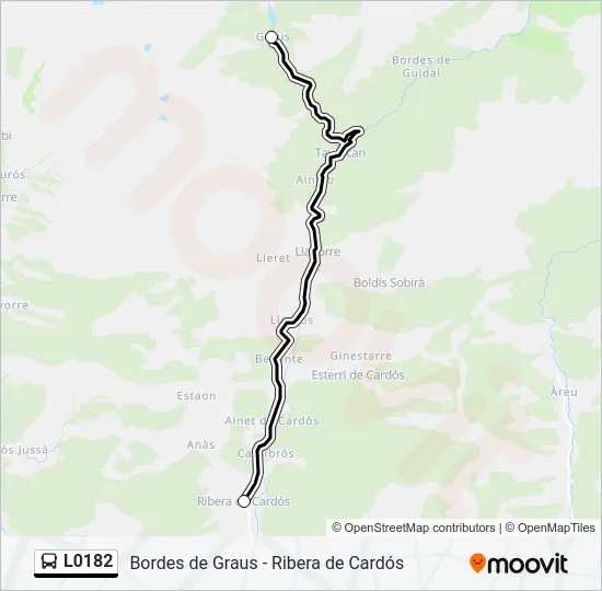 L0182 Bus Line Map