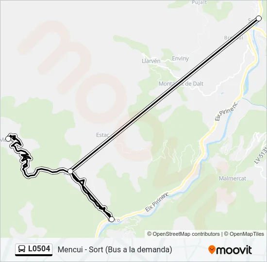 L0504 Bus Line Map