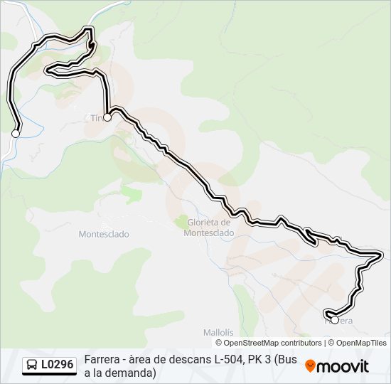 Mapa de L0296 de 