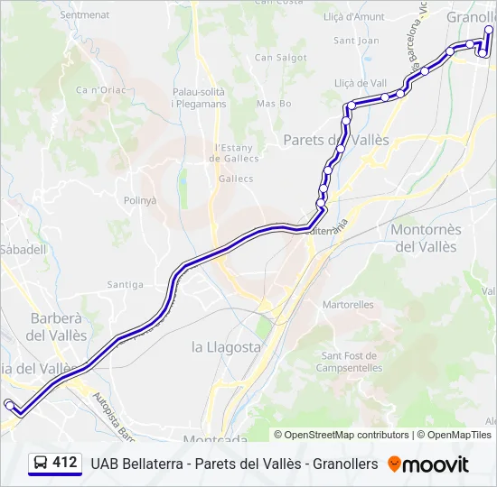 412  Line Map
