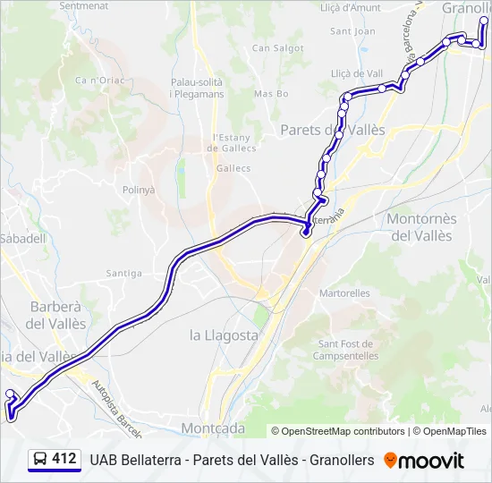 412  Line Map