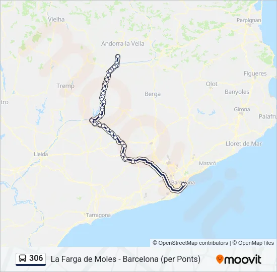 306 Bus Line Map