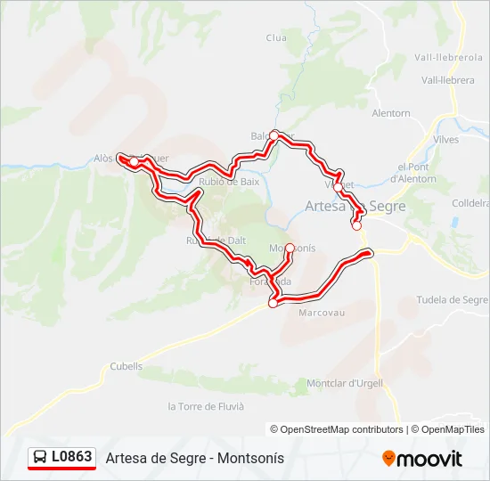 L0863  Line Map