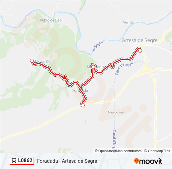 Mapa de L0862 de 