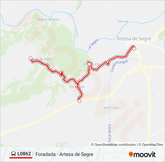L0862  Line Map
