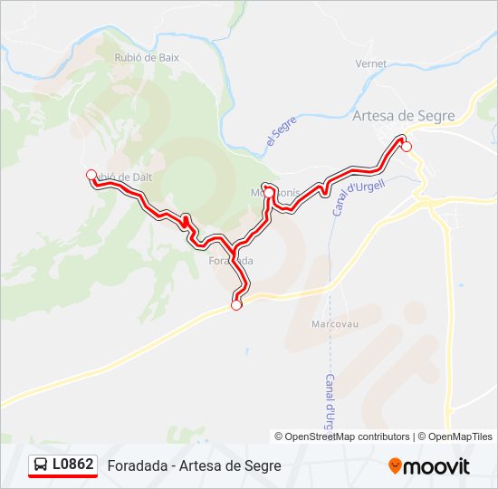 Mapa de L0862 de 