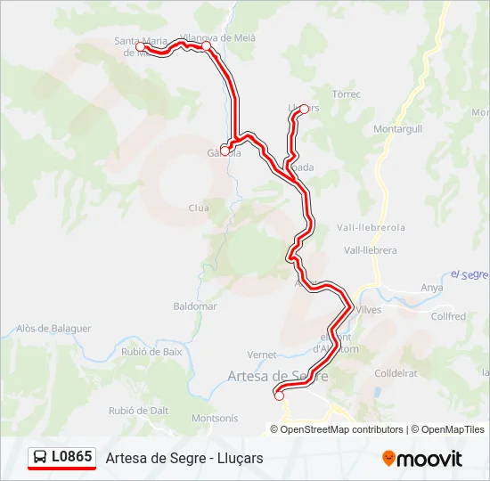 L0865  Line Map