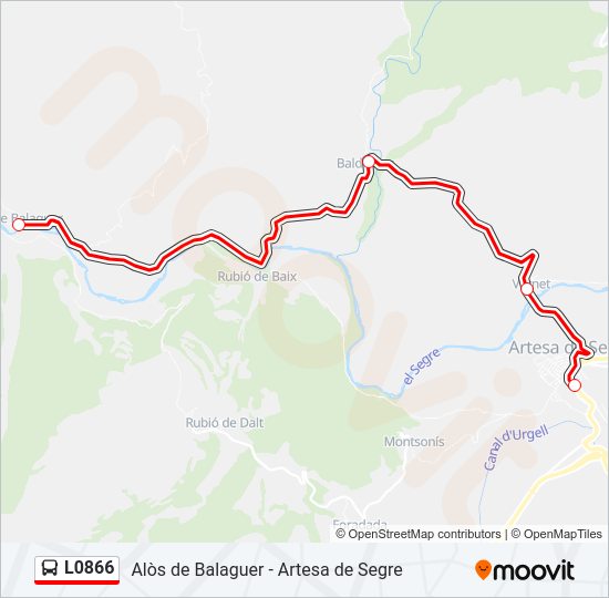 Mapa de L0866 de 