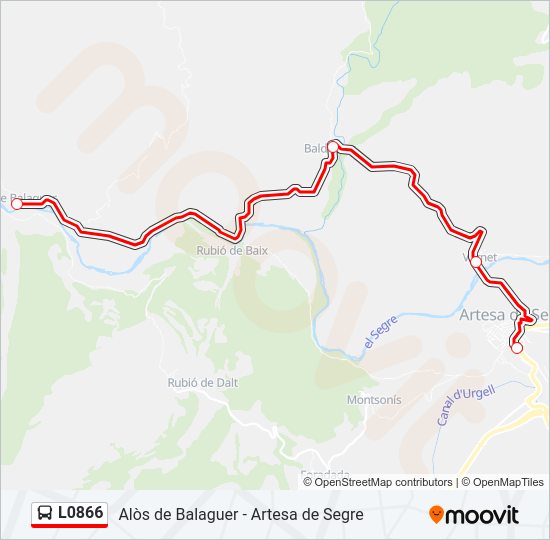 Mapa de L0866 de 