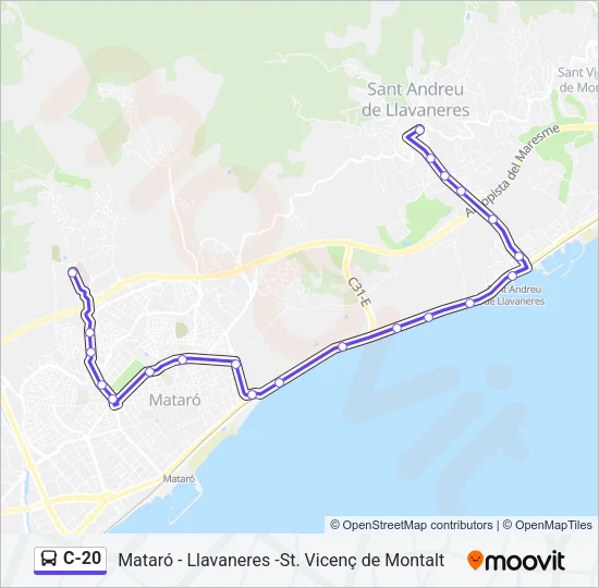 C-20  Line Map