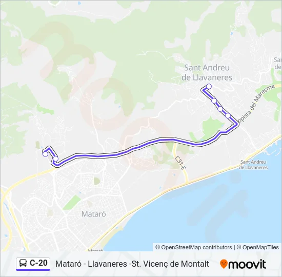 C-20  Line Map
