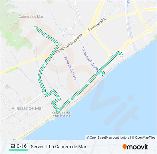 C-16  Line Map