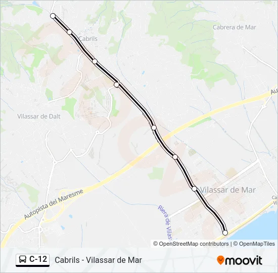 C-12  Line Map