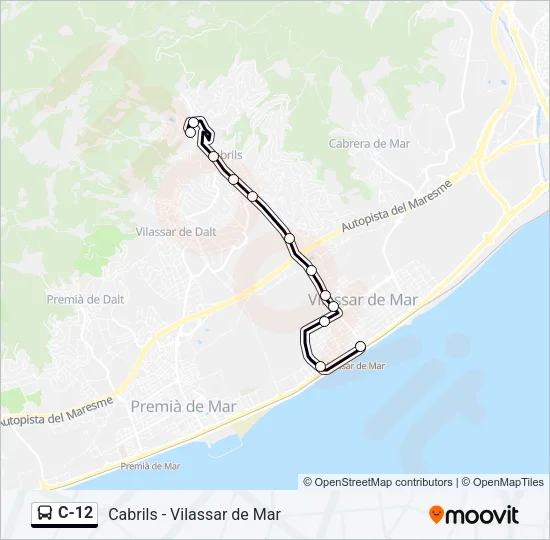 C-12  Line Map