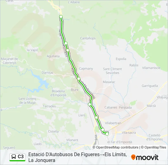 C3 Bus Line Map