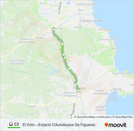 C3 Bus Line Map