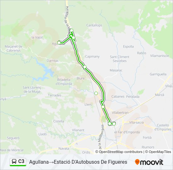 C3 Bus Line Map