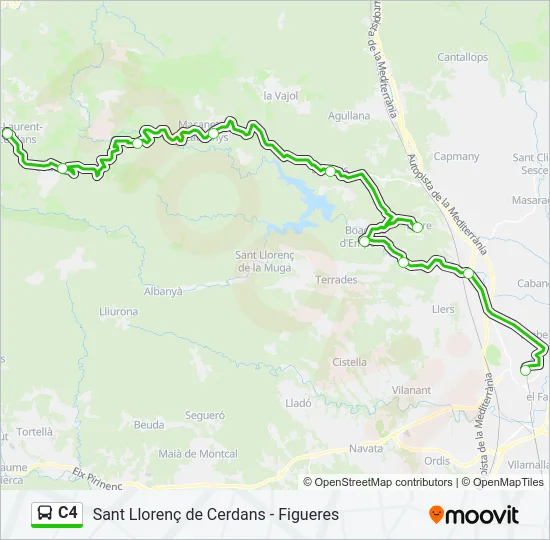 C4 Bus Line Map