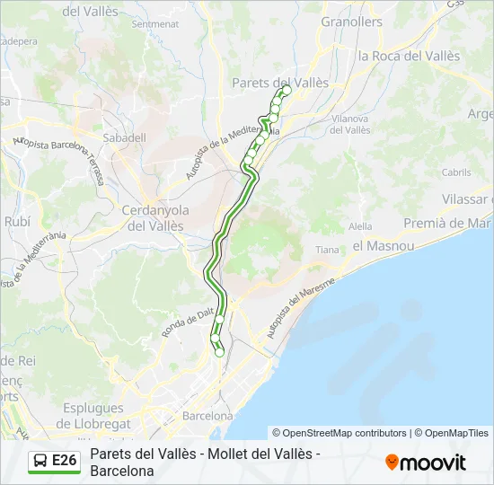 E26  Line Map
