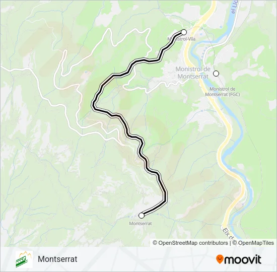 MM Funicular Line Map