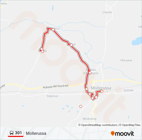 301  Line Map
