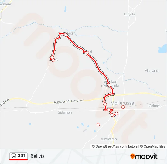 301  Line Map