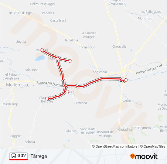 Mapa de 302 de 