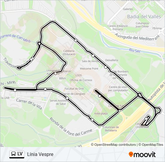 LV Bus Line Map