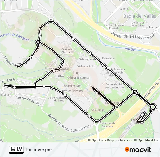LV Bus Line Map
