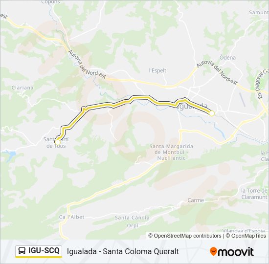IGU-SCQ Bus Line Map