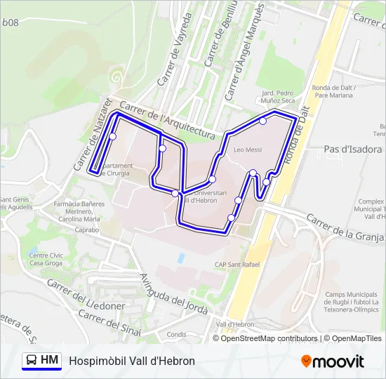 HM Bus Line Map
