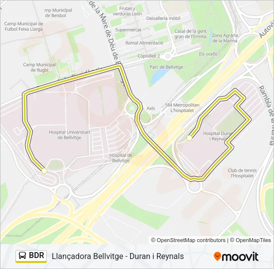 BDR Bus Line Map