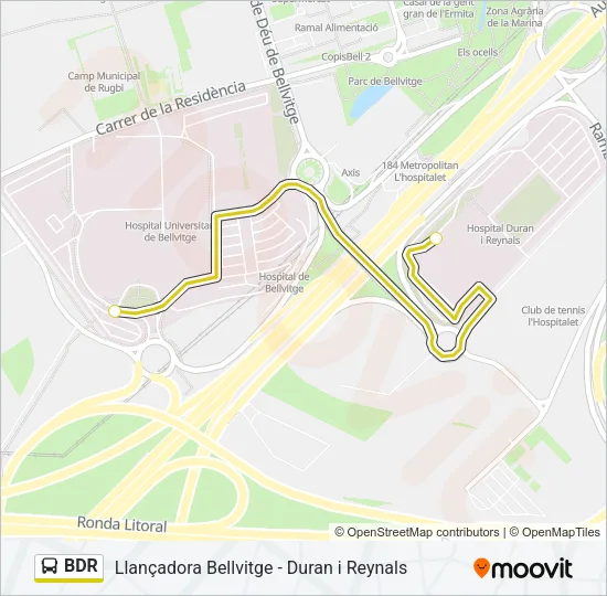 BDR Bus Line Map