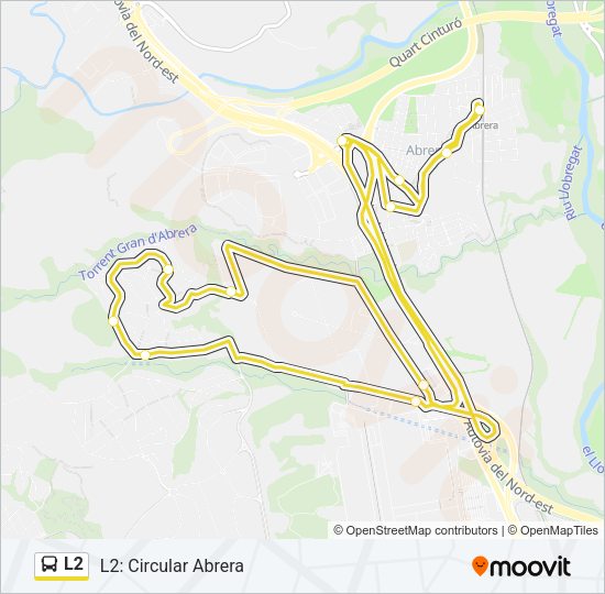 L2 Bus Line Map
