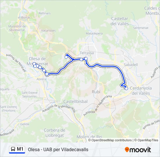 M1  Line Map