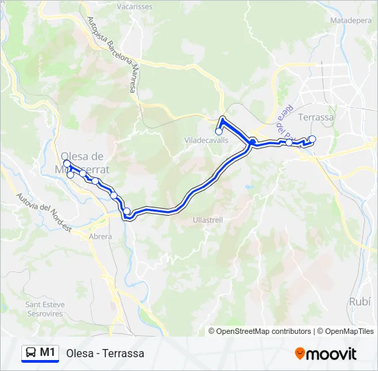 M1  Line Map
