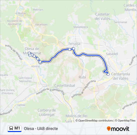 M1  Line Map