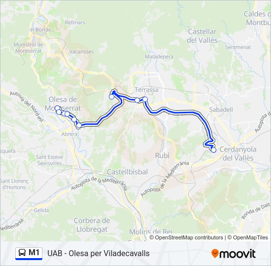 M1  Line Map