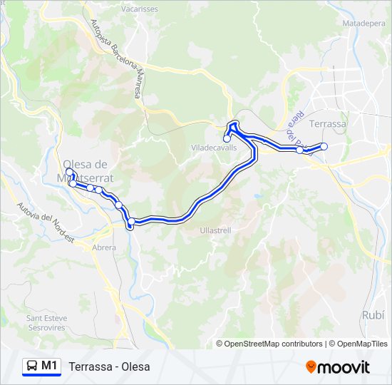 M1  Line Map
