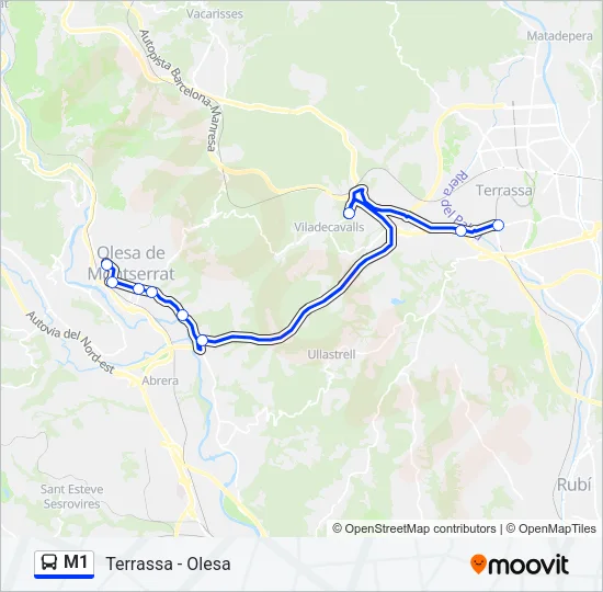 M1  Line Map