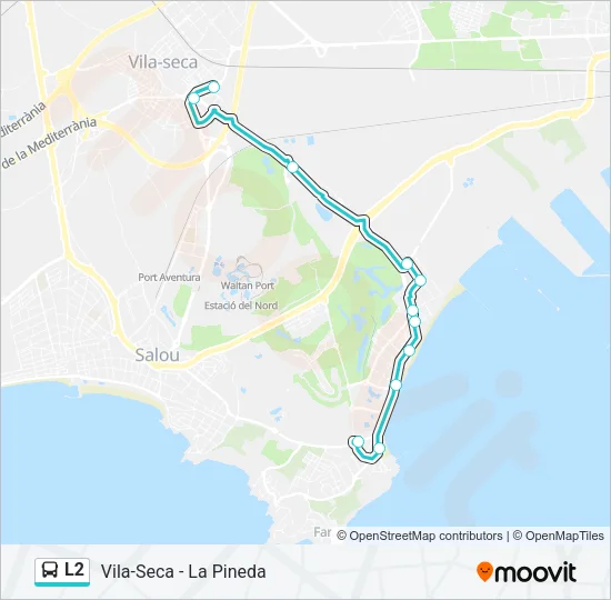L2 Bus Line Map