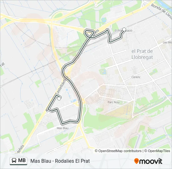 MB Bus Line Map
