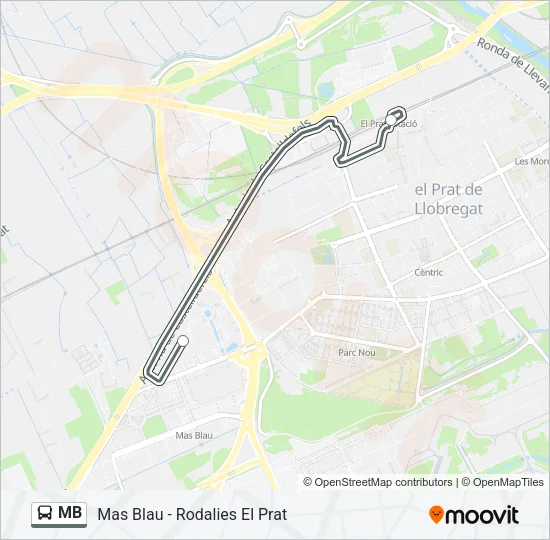 MB bus Mapa de línia
