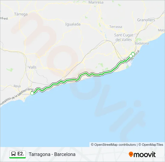 E2. Bus Line Map