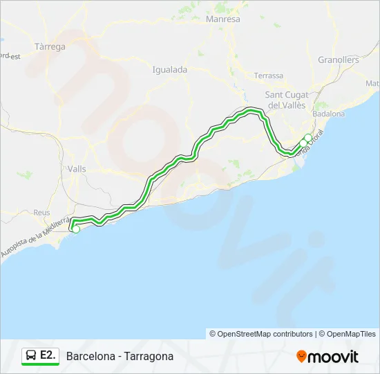 E2. Bus Line Map