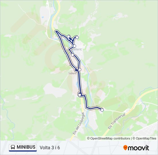 MINIBUS Bus Line Map