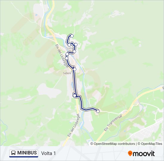 MINIBUS Bus Line Map