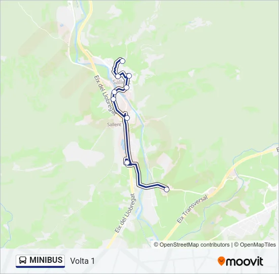 MINIBUS Bus Line Map