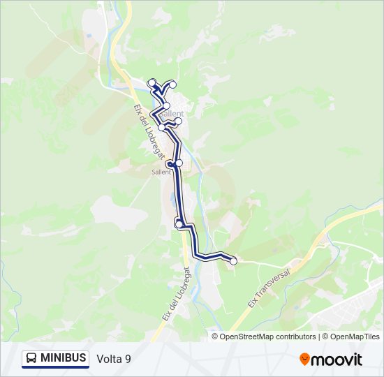 MINIBUS Bus Line Map